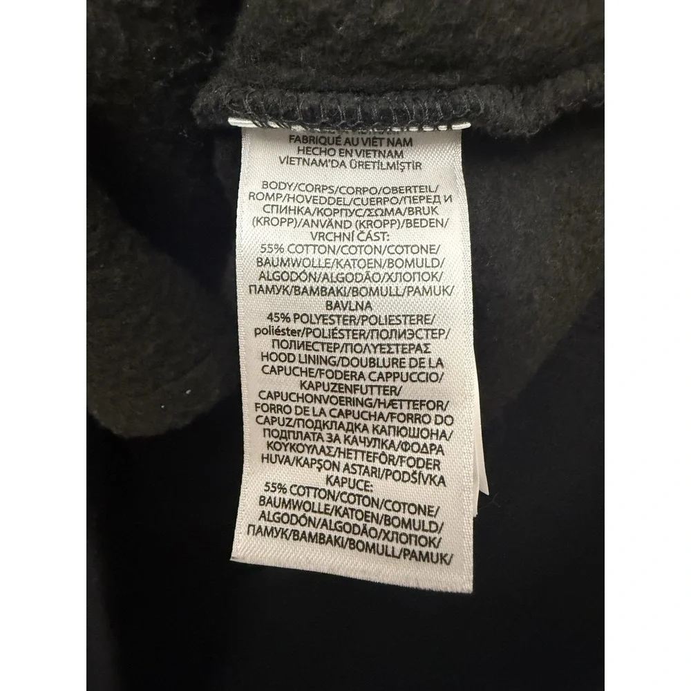 POLO By Ralph Lauren Buffalo Plaid Big Pony‎ Men's Black Hoodie Size M